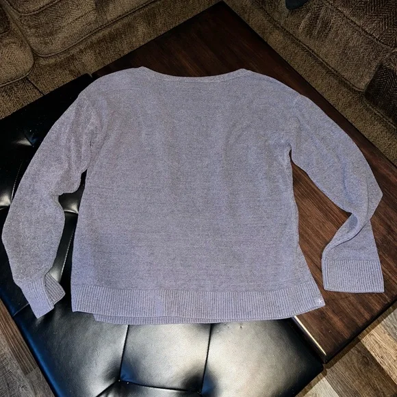 Barefoot Dreams Heather Gray Women's Sweater - Picture 5 of 6